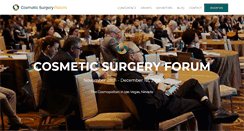 Desktop Screenshot of cosmeticsurgeryforum.com