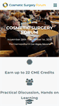 Mobile Screenshot of cosmeticsurgeryforum.com