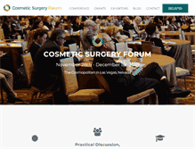 Tablet Screenshot of cosmeticsurgeryforum.com